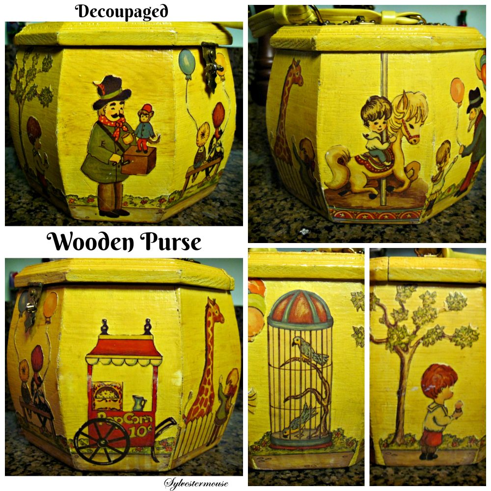 How to Decoupage a Wooden Purse