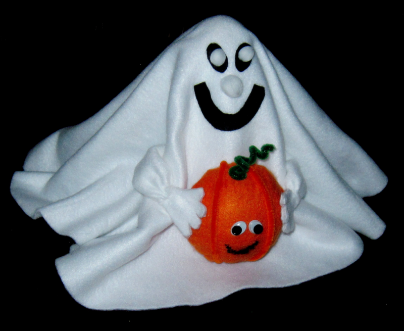 How to Make a Halloween Ghost with Fleece