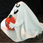 How to Make a Halloween Ghost with Fleece Tutorial