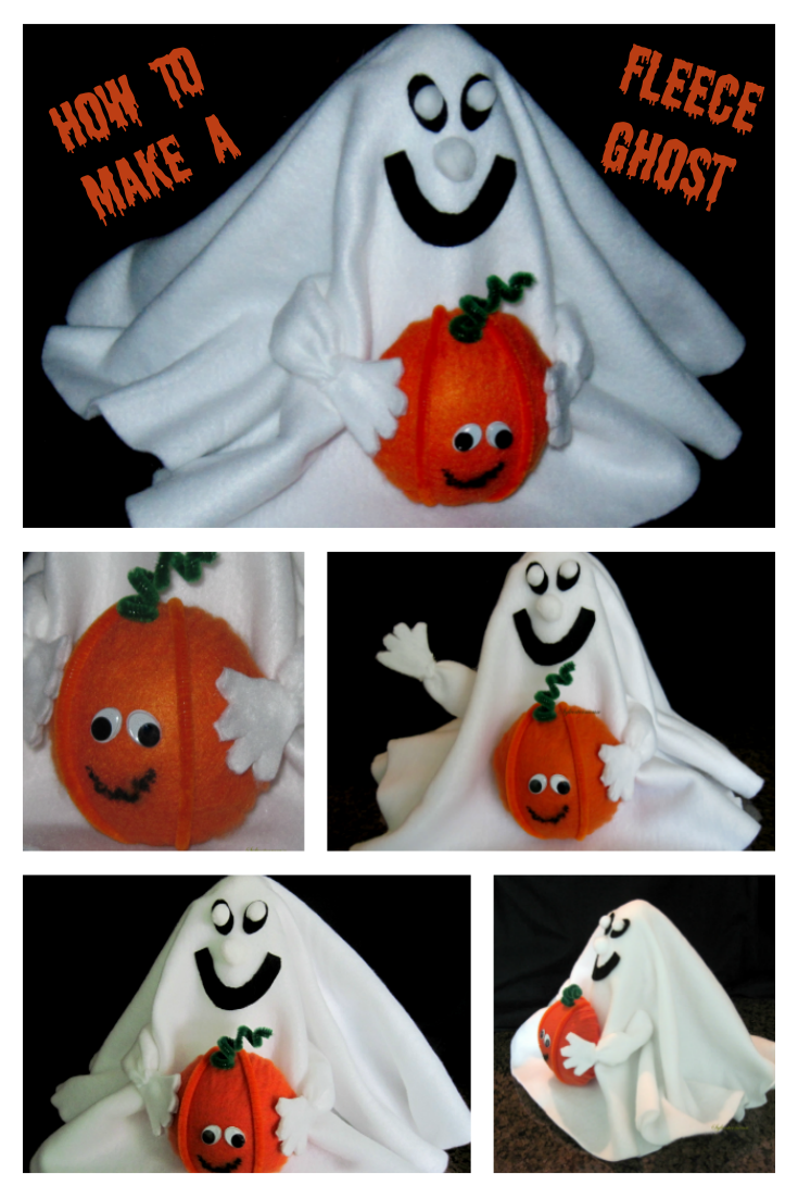 DIY Fleece Halloween Ghost