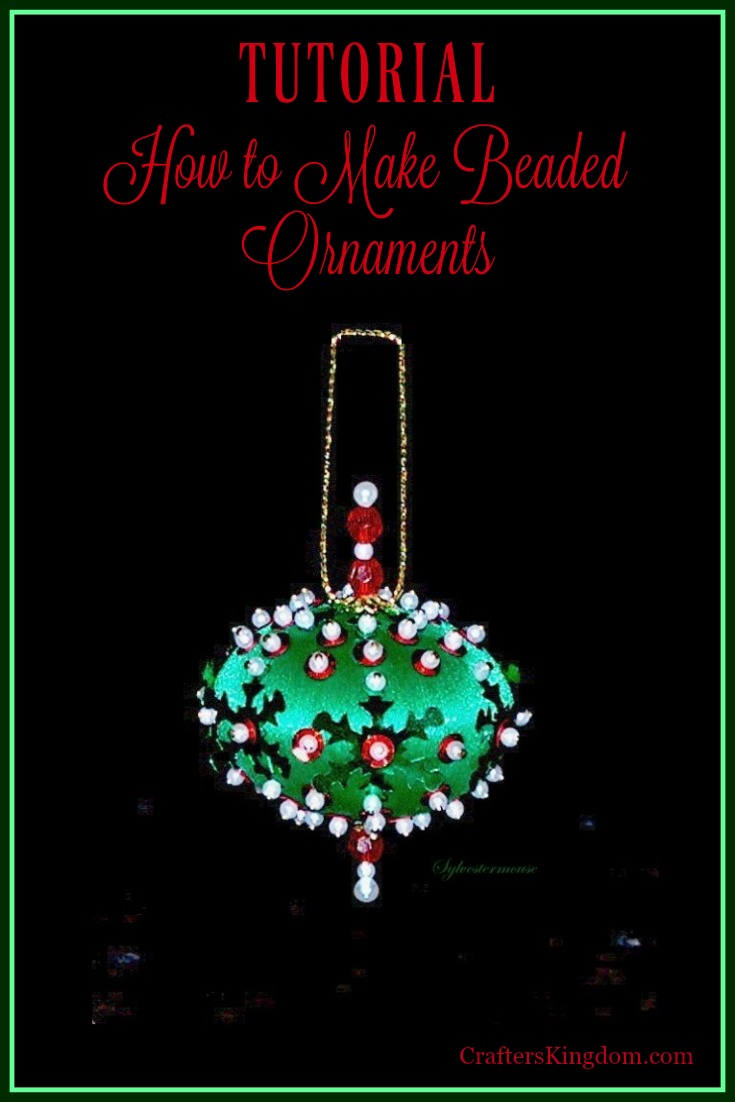 How to Make Beaded Christmas Ornaments