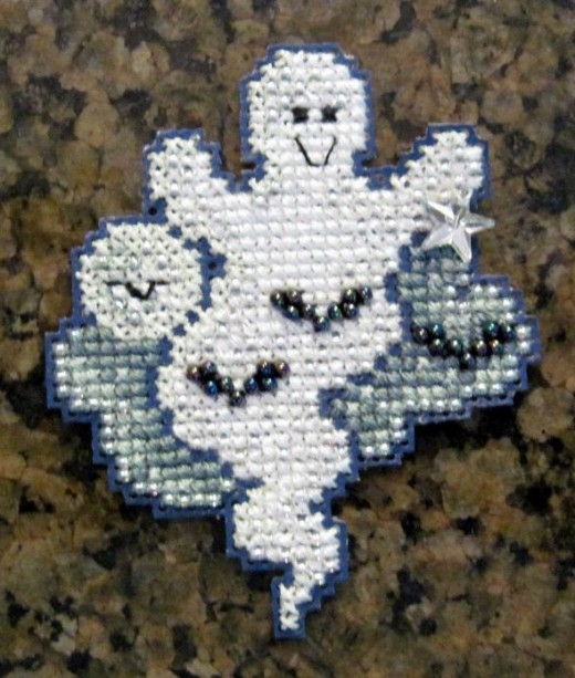 How to Make a Halloween Beaded Cross Stitch Pin - Crafters Kingdom