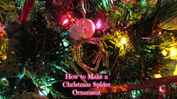 How to Make a Christmas Spider Ornament