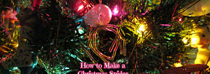How to Make a Christmas Spider Ornament