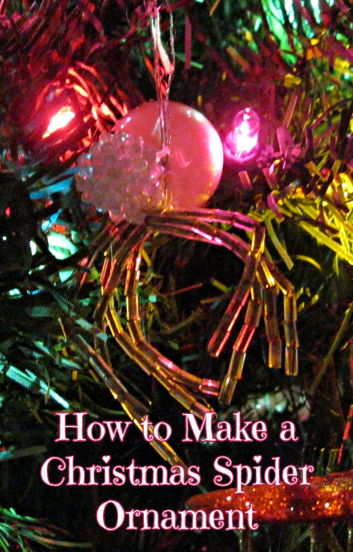 Christmas Spider Ornament Tutorial