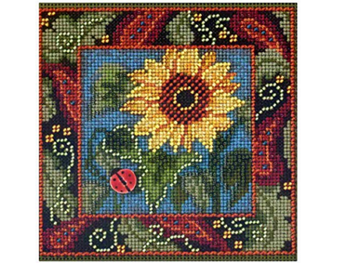 Floral Beaded Cross Stitch Kits